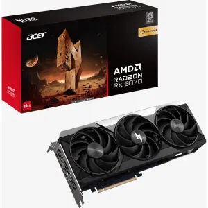 Видеокарта Acer Nitro Radeon RX 9070 OC 16GB · Radeon RX 9070, 16 GB Видеокарта Acer Nitro Radeon RX 9070 OC 16GB · Radeon RX 9070, 16 GB
